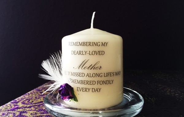 Personalised Remembrance Candles