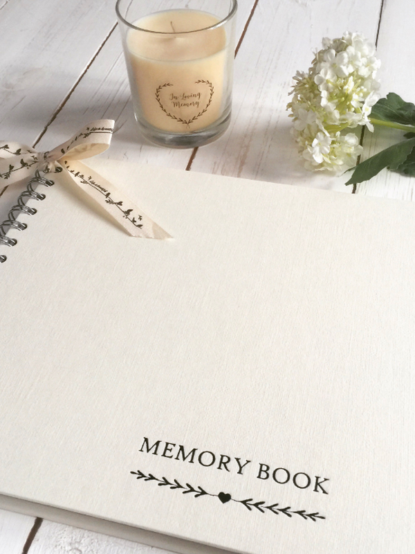 A4 Memory Book, 'Share Your Memories Here' Sign & 'Memory Table' Sign
