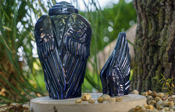 "Wings" Ceramic Art Urn - Pulvis Urns