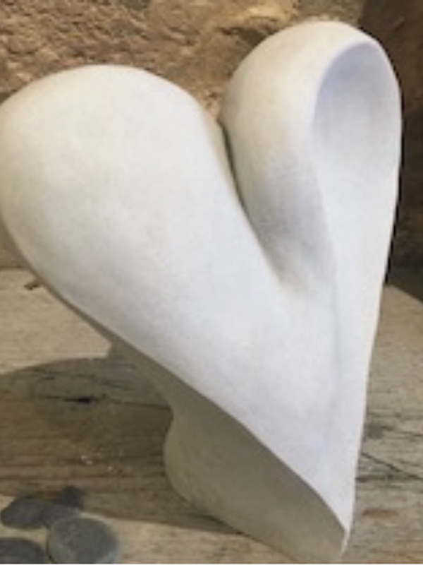 Heart Cremation Sculpture by Casting Ashes®