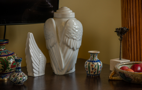 "Wings" Ceramic Art Urn - Pulvis Urns