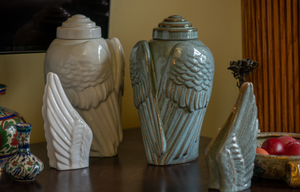 "Wings" Ceramic Art Urn - Pulvis Urns