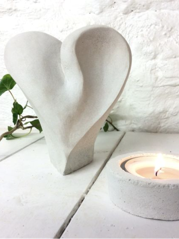Heart Cremation Sculpture by Casting Ashes®