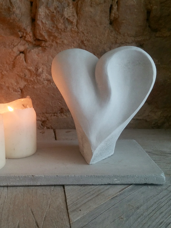 Heart Cremation Sculpture by Casting Ashes®