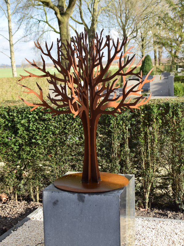 Steel Memorial Trees for Crematoriums and Cemeteries