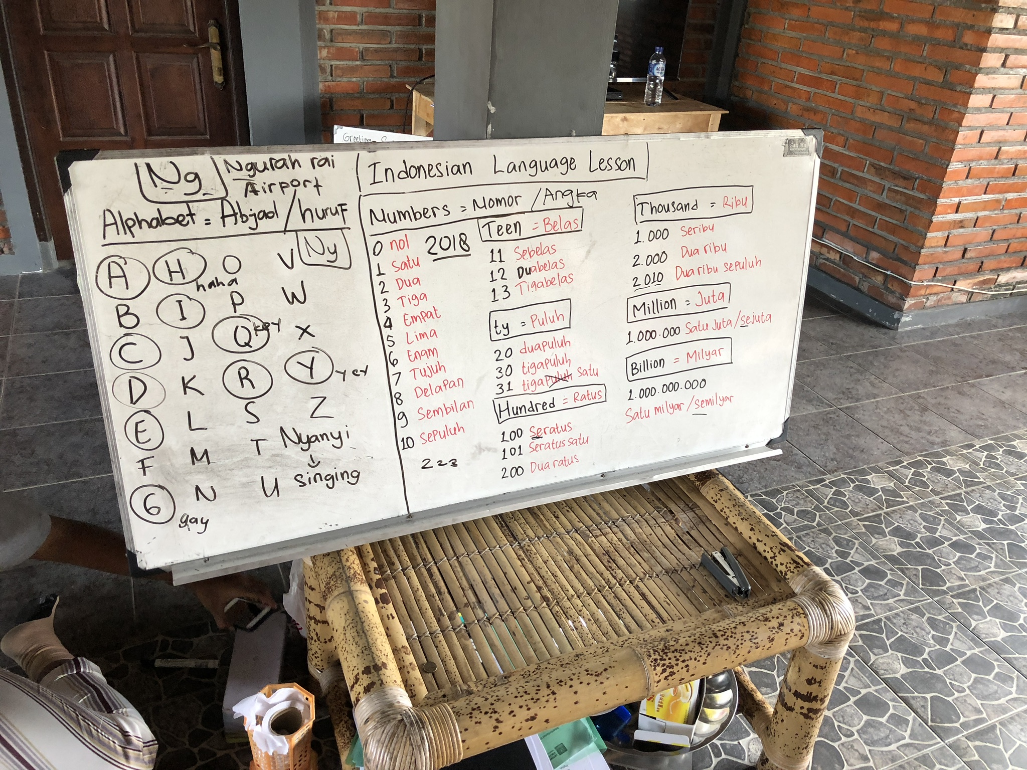Indonesian Language Lesson!
